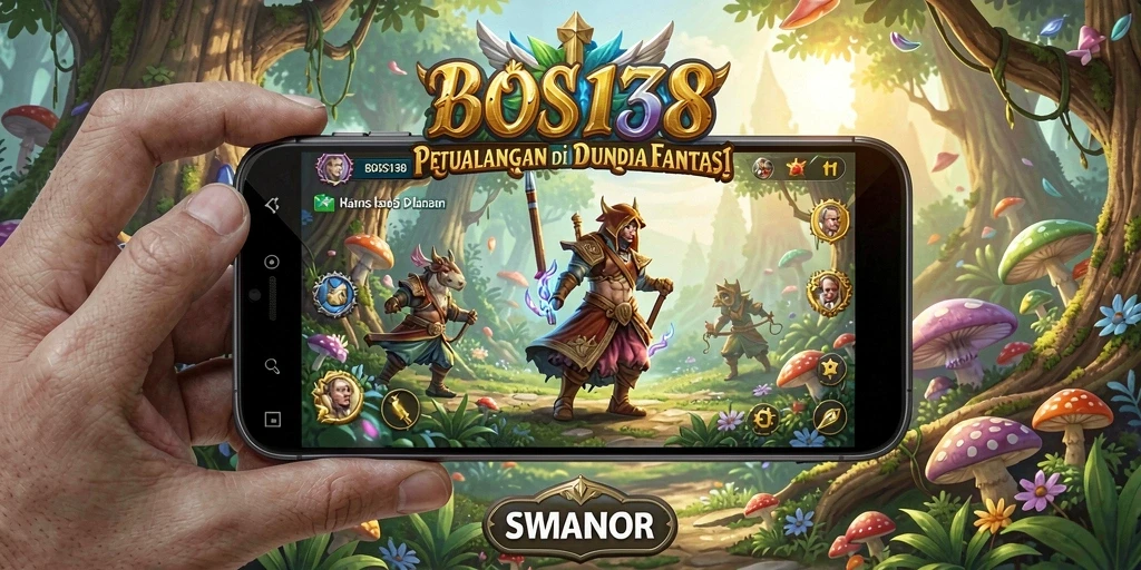 Tampilan menakjubkan dari gameplay petualangan BOS138.