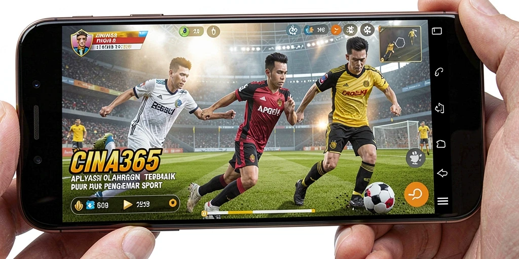 Tampilan gameplay CINA365 dengan fitur olahraga yang interaktif.
