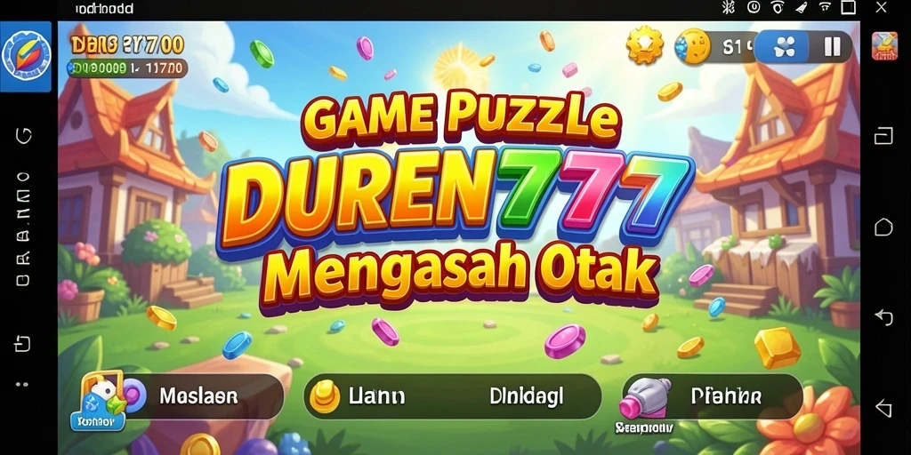 Tampilan gameplay DUREN777 yang penuh warna dan menantang.