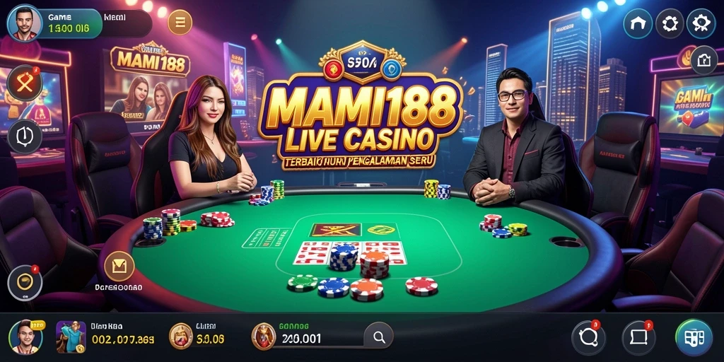 Gameplay mendebarkan Live Casino di MAMI188 dengan dealer profesional.
