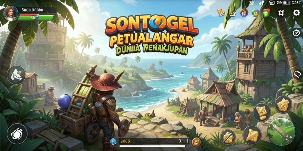 Tangkapan layar menampilkan eksplorasi mendalam dalam gameplay Open World SONTOGEL.