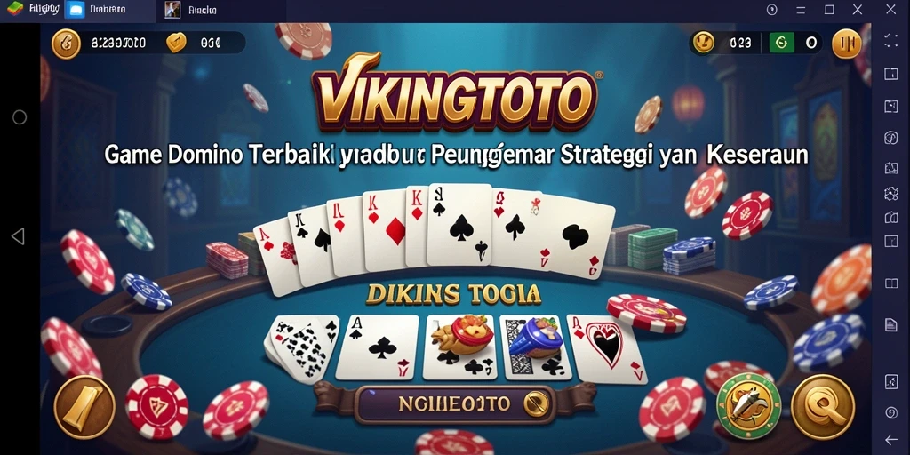 Tampilan gameplay domino yang menarik dan interaktif.